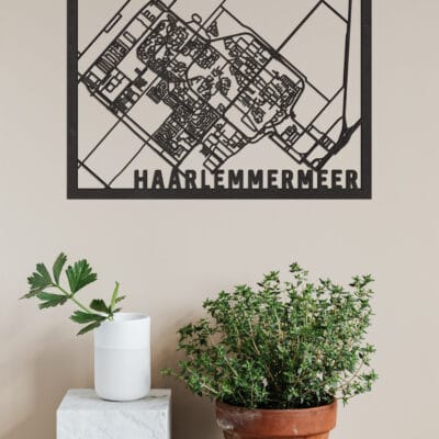 Houten Stadskaart Haarlemmermeer