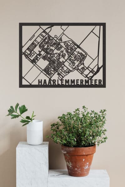 Houten Stadskaart Haarlemmermeer