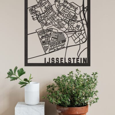 Houten Stadskaart IJsselstein